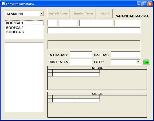 Cliente de Inventarios Plantas de Alimentos